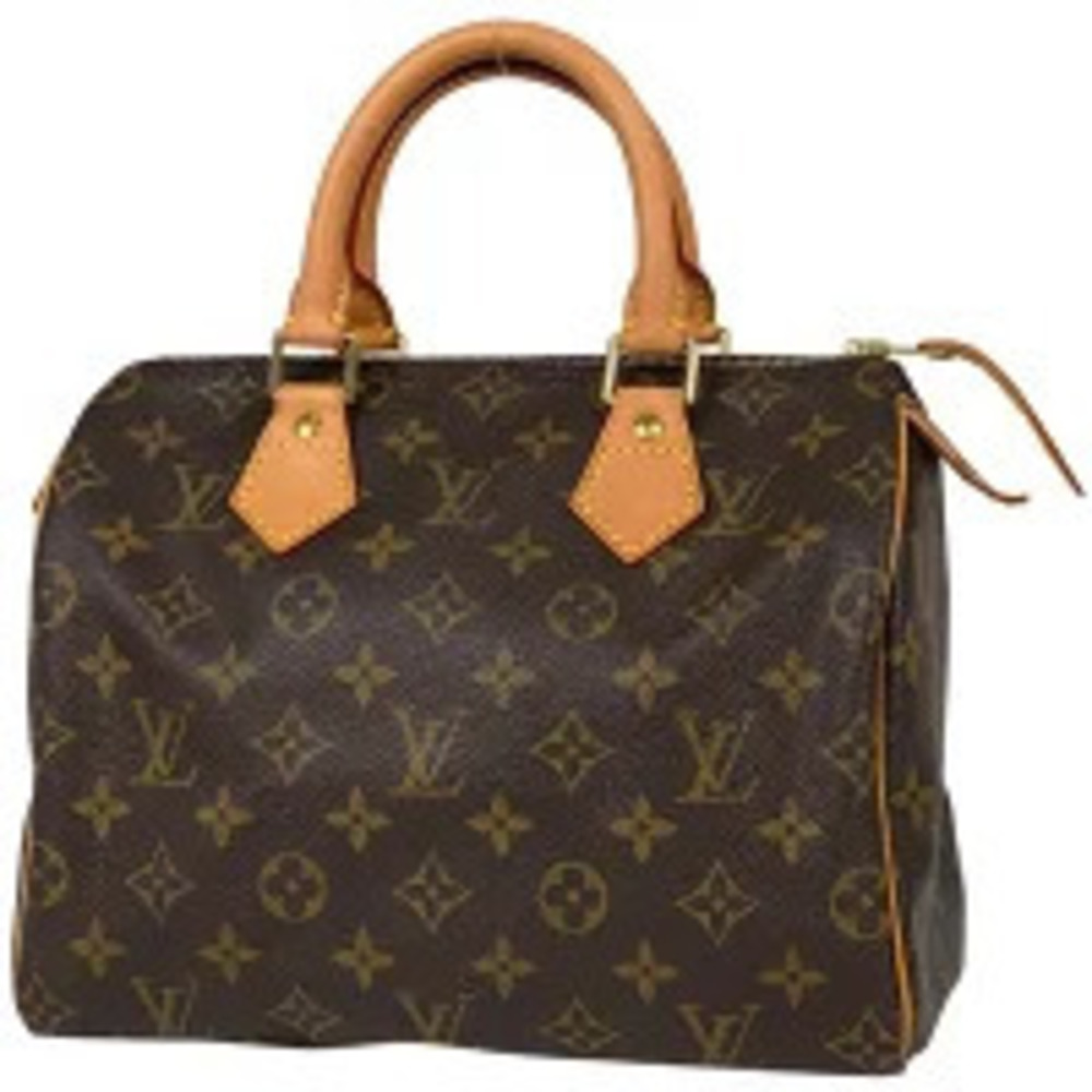 Louis Vuitton Speedy Boston Bag Commuter Handbag Monogram Brown